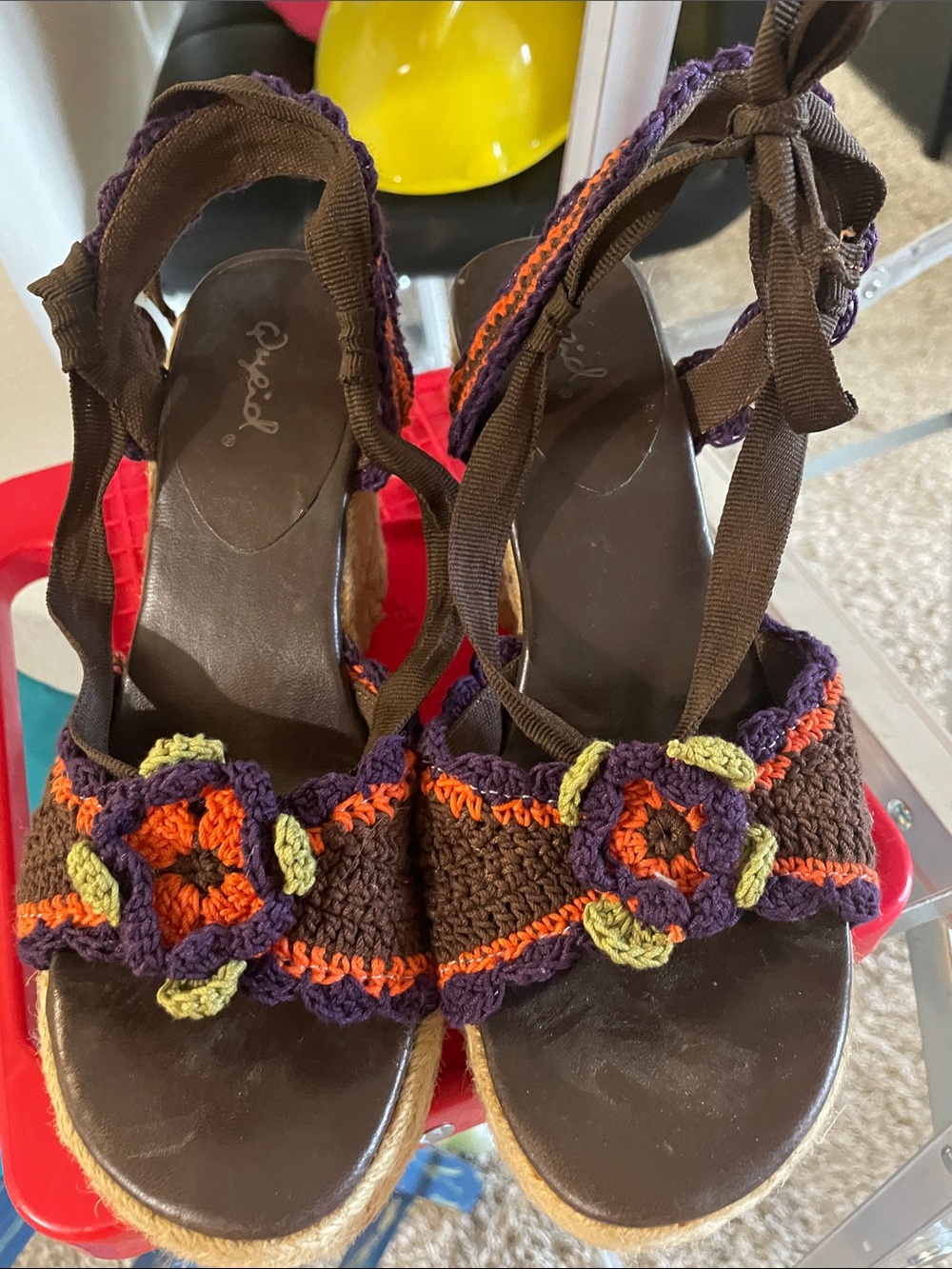 Qupid Women's Espadrilles with Black and Brown Accents